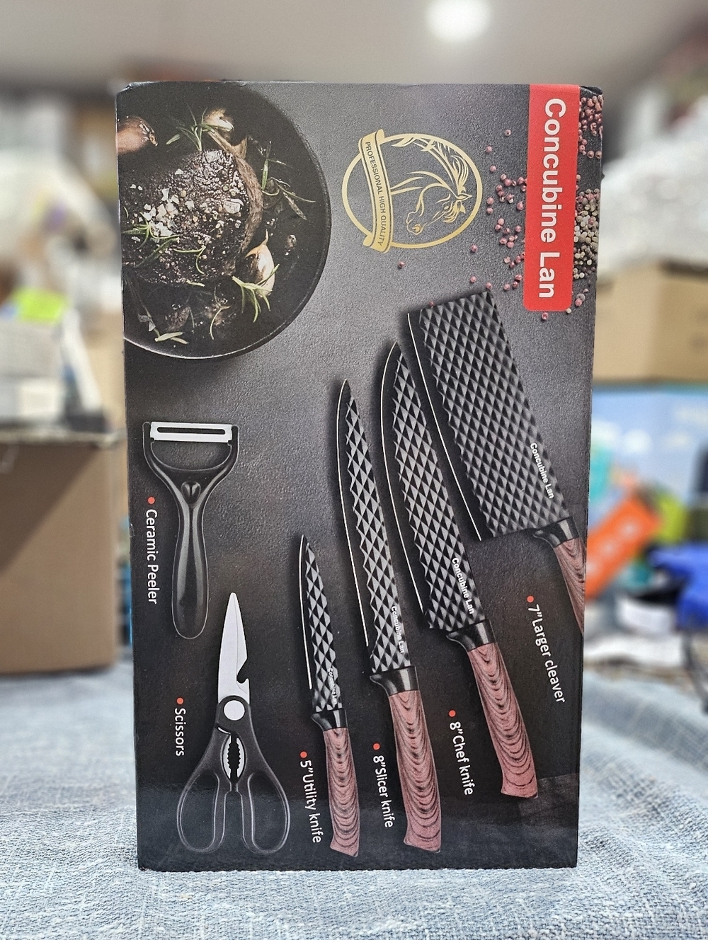 Concubine Lan 6-piece chefs knife set